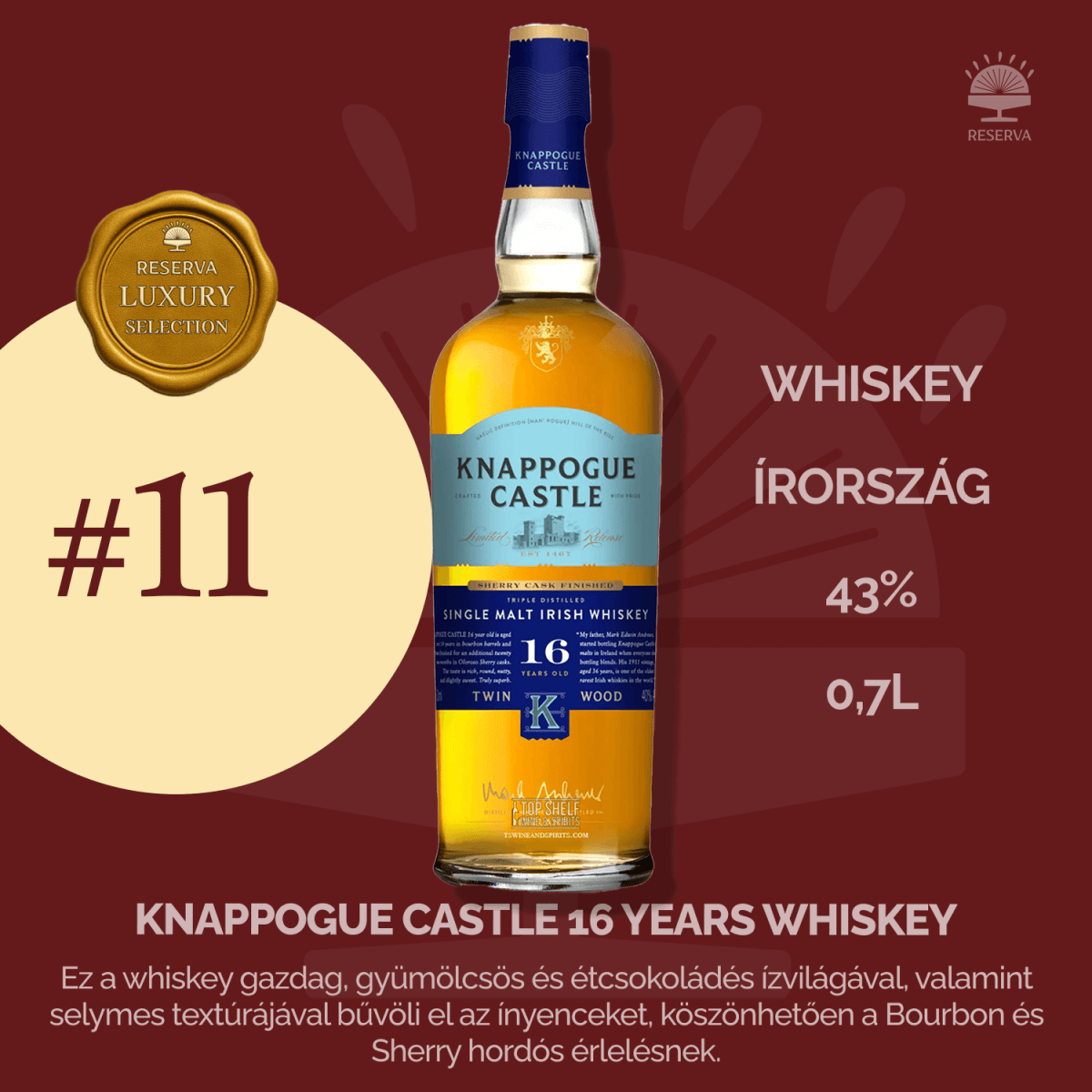 Reserva Luxury Selection Ajándék Ital (7YJ2KX4H) - Reserva
