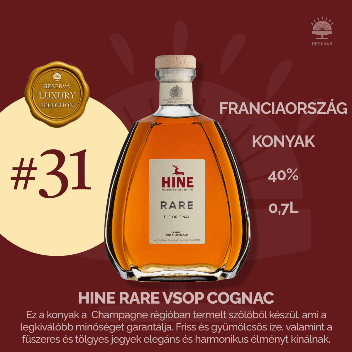 Reserva Luxury Selection Ajándék Ital (7YJ2KX4H) - Reserva