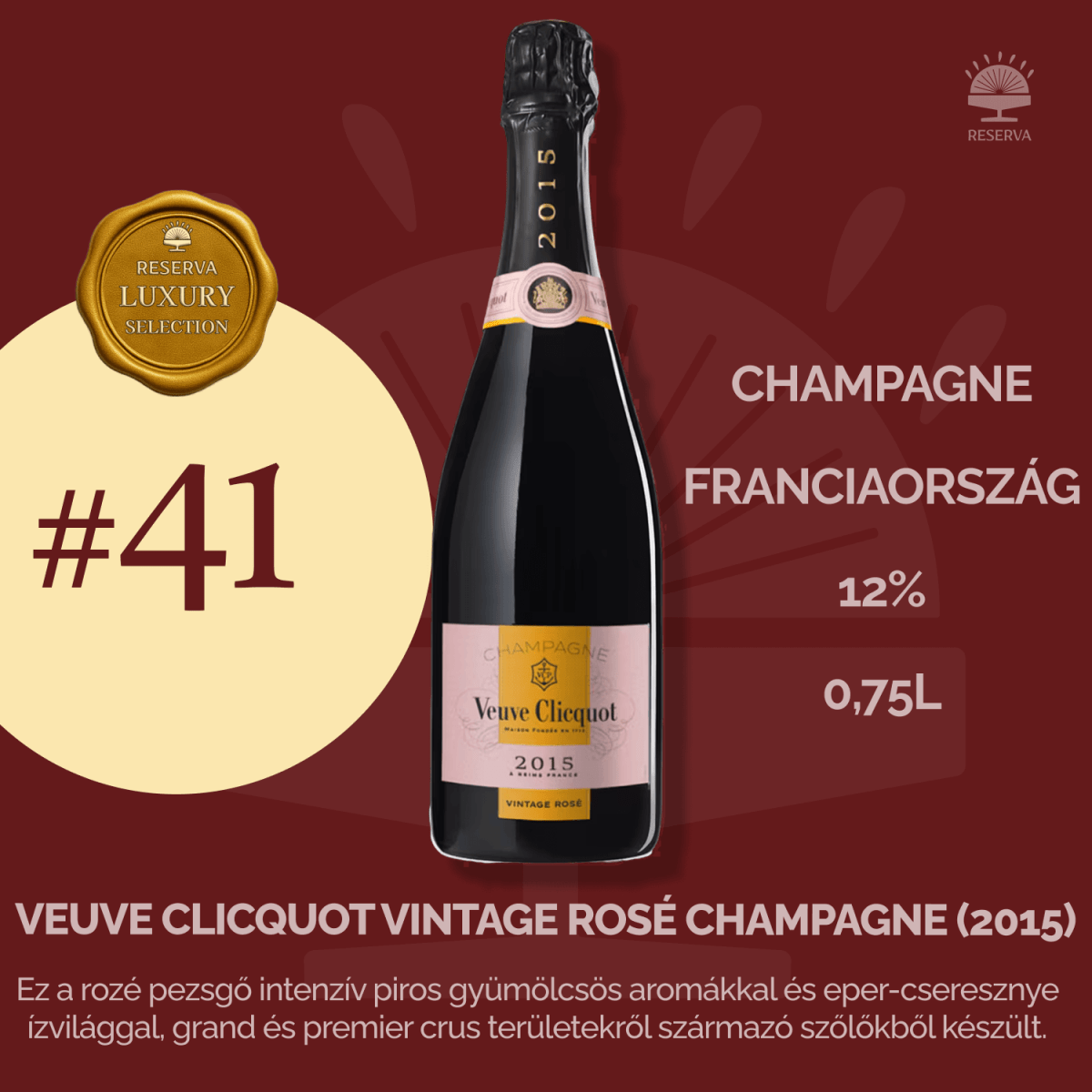 Reserva Luxury Selection Ajándék Ital (7YJ2KX4H) - Reserva