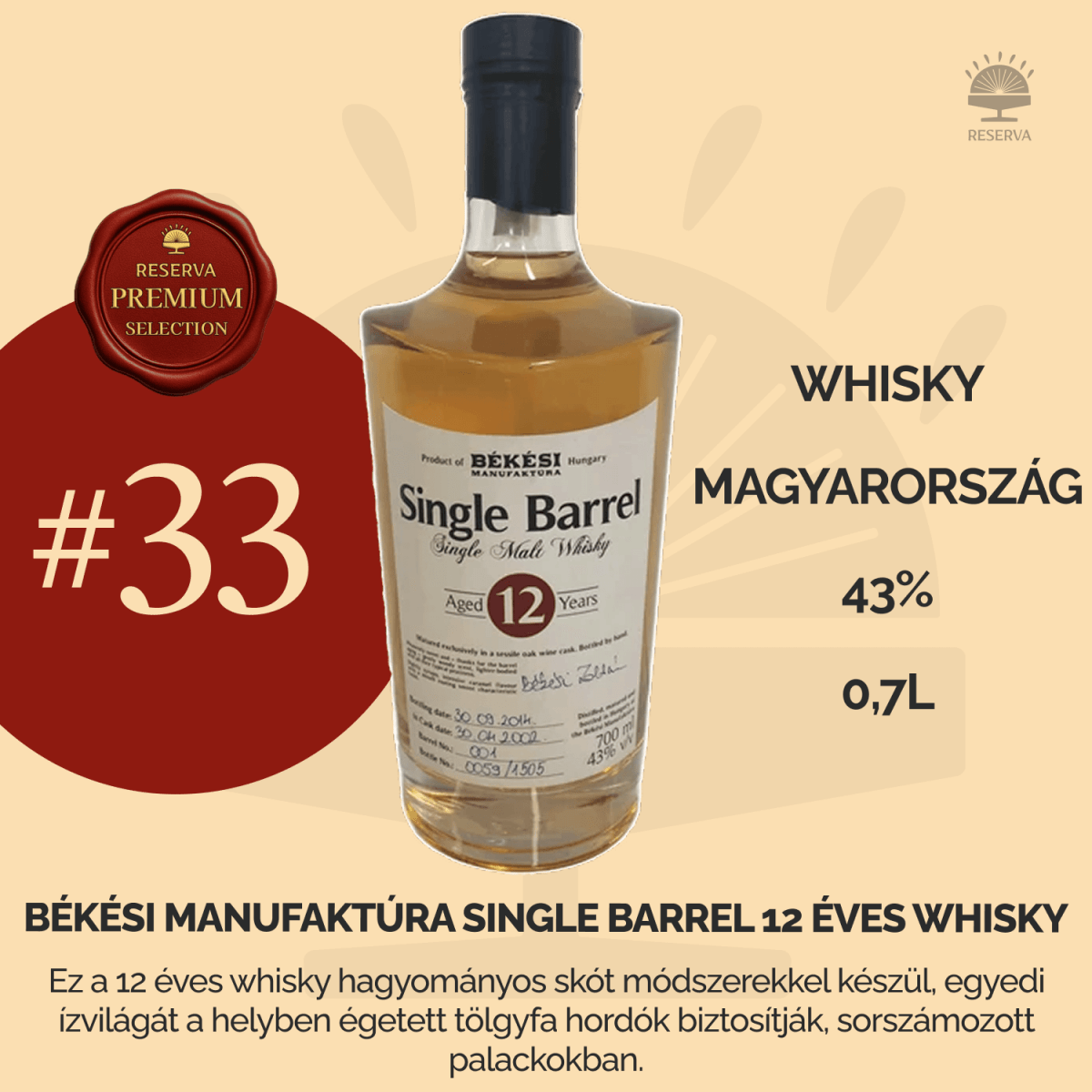 Reserva Premium Selection Ajándék Ital (X7M2L9Q4) - Reserva