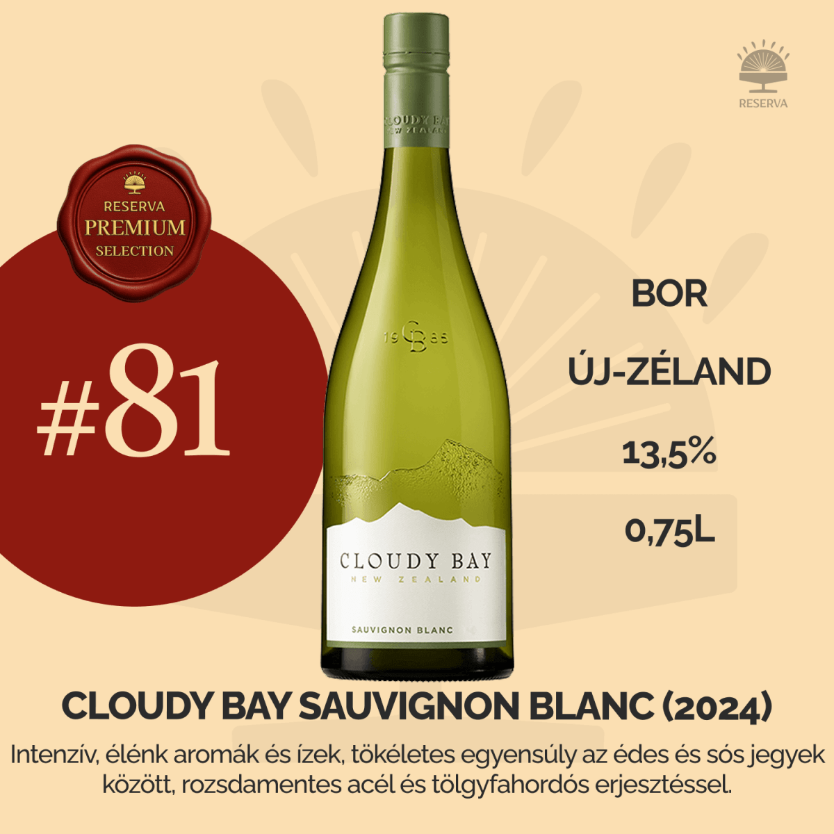 Reserva Premium Selection Ajándék Ital (X7M2L9Q4) - Reserva