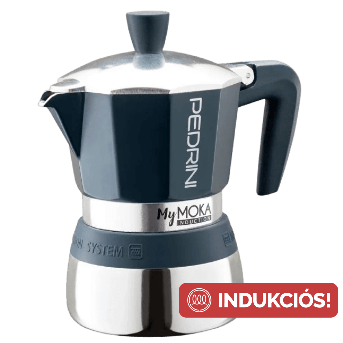 Pedrini® MyMoka Induction Kotyogós Kávéfőző - Reserva