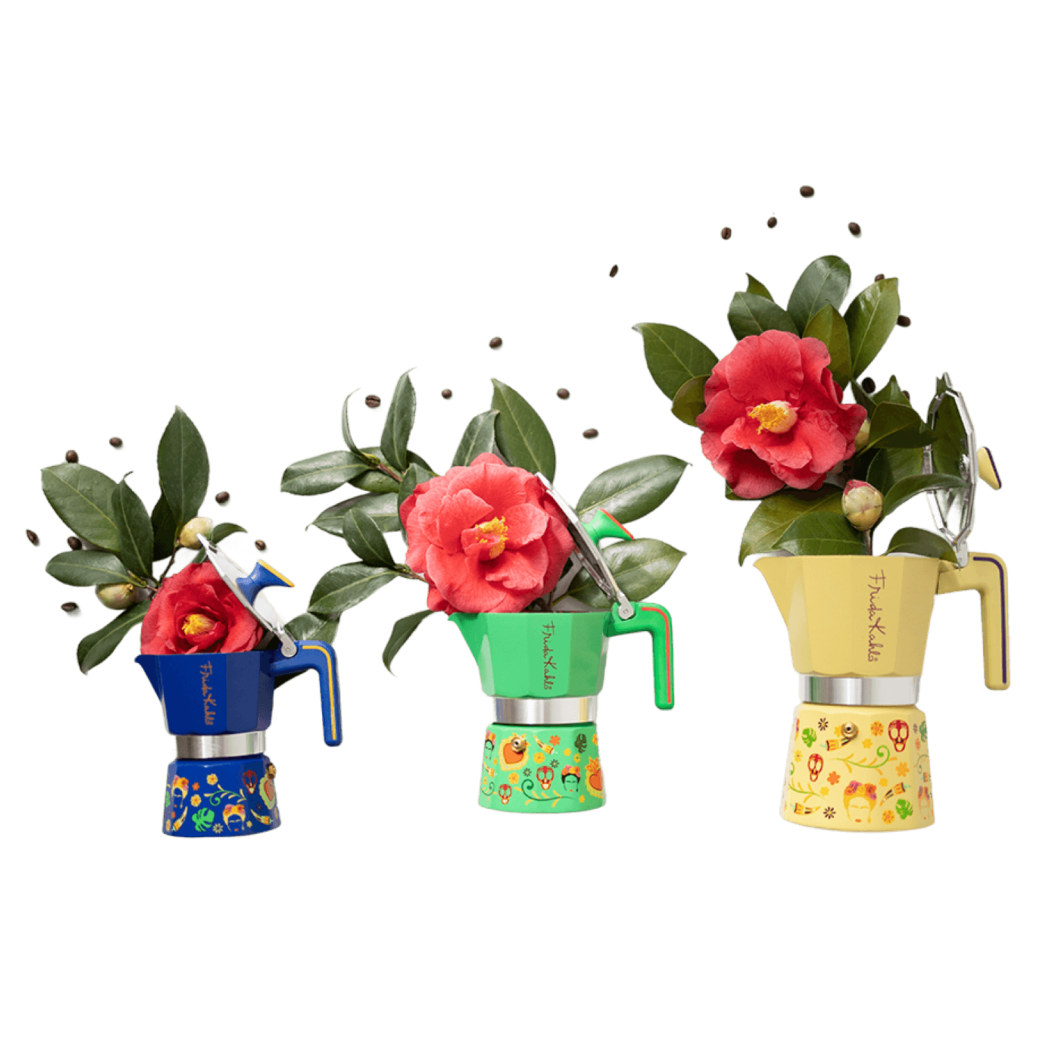 Pedrini® Frida Kahlo Kotyogós Kávéfőző - Sárga - Reserva